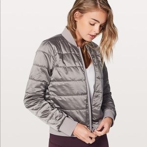 Lululemon Non-Stop Bomber Jacket in Blush